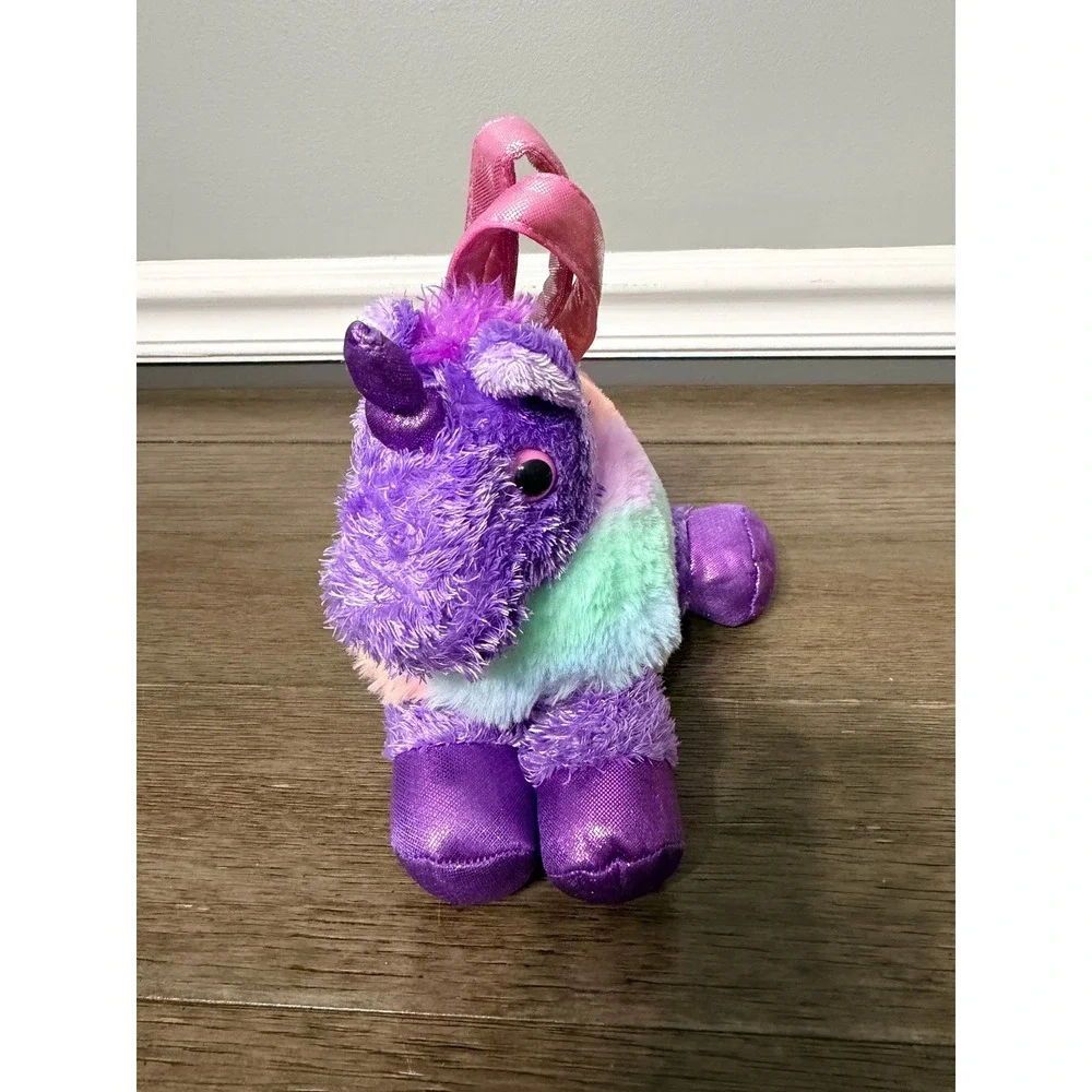 Aurora Fancy Pals Purple Unicorn‎ in Carrying Purse Plush
